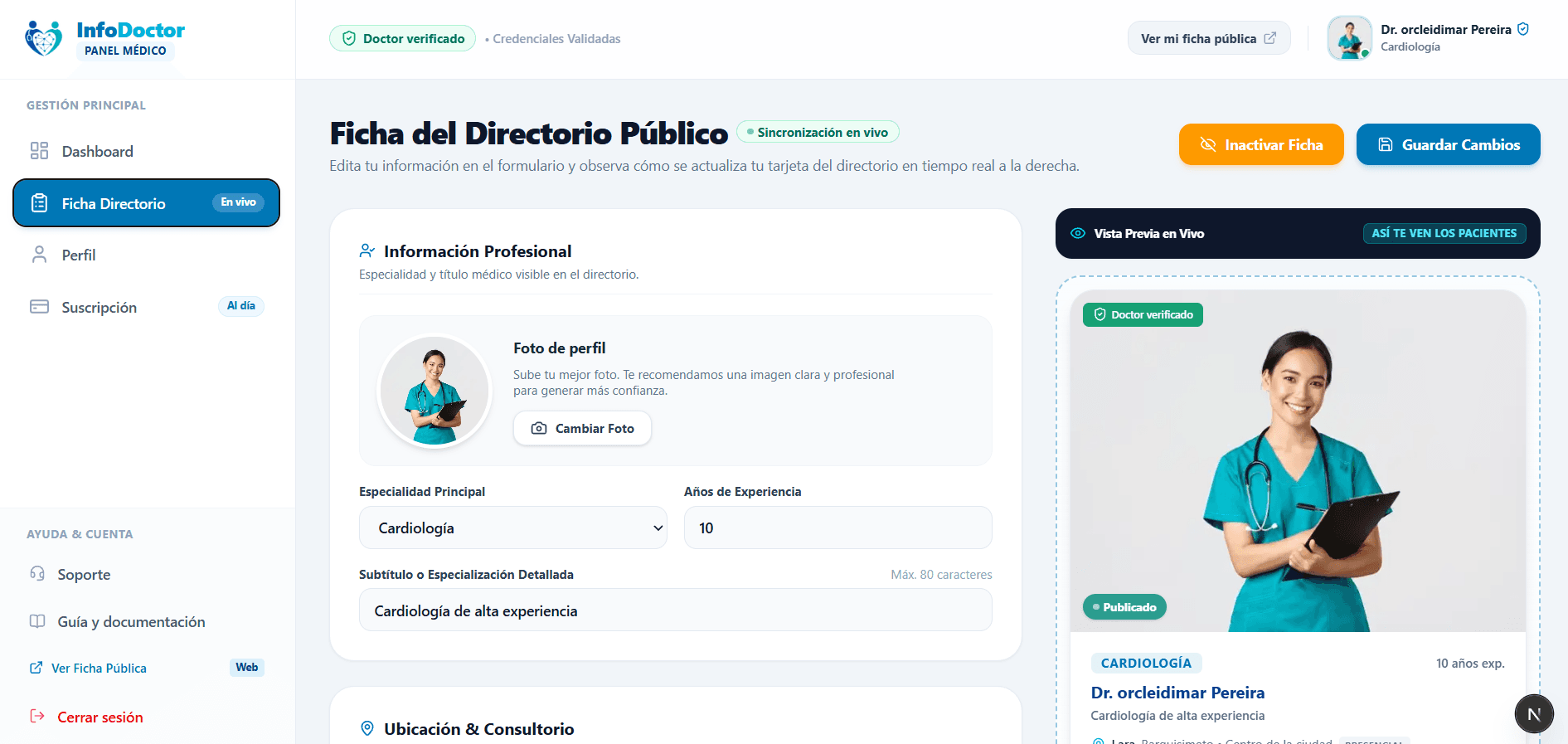 Cómo Optimizar tu Perfil en InfoDoctor para Destacar